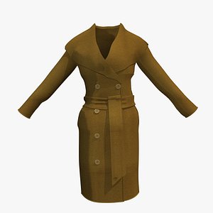 Womens Brown Winter Coat
