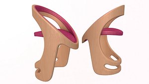 Modern Ellipse Chair 3D