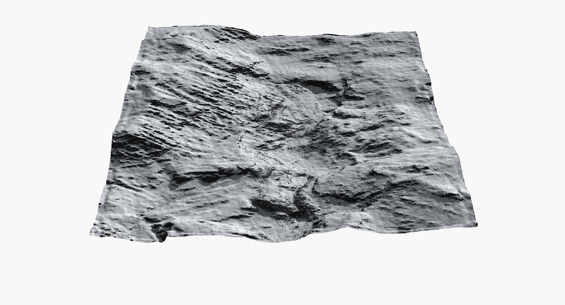 3d Snowy Mountain Snow Model