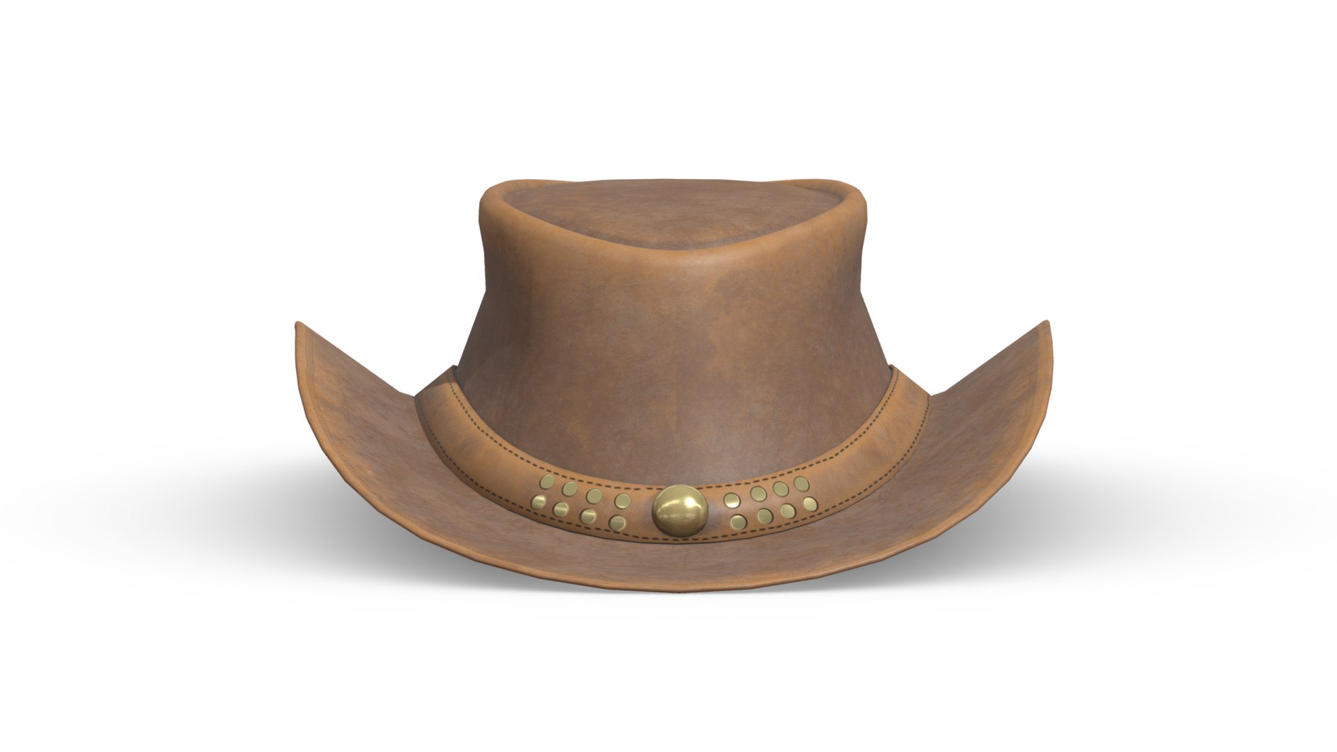 Cowboy Hat Low Poly PBR Realistic Model - TurboSquid 1930518