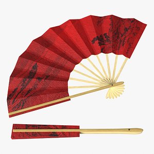 Japanese Ogi Fan for Dancing 3D model
