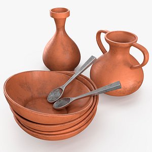Rustic Tableware Set model