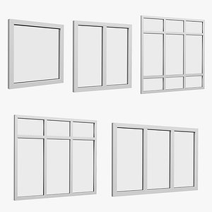 window set 3D model