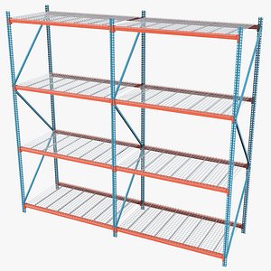 3D Warehouse Shelf PBR