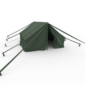 3D Military Tent 43