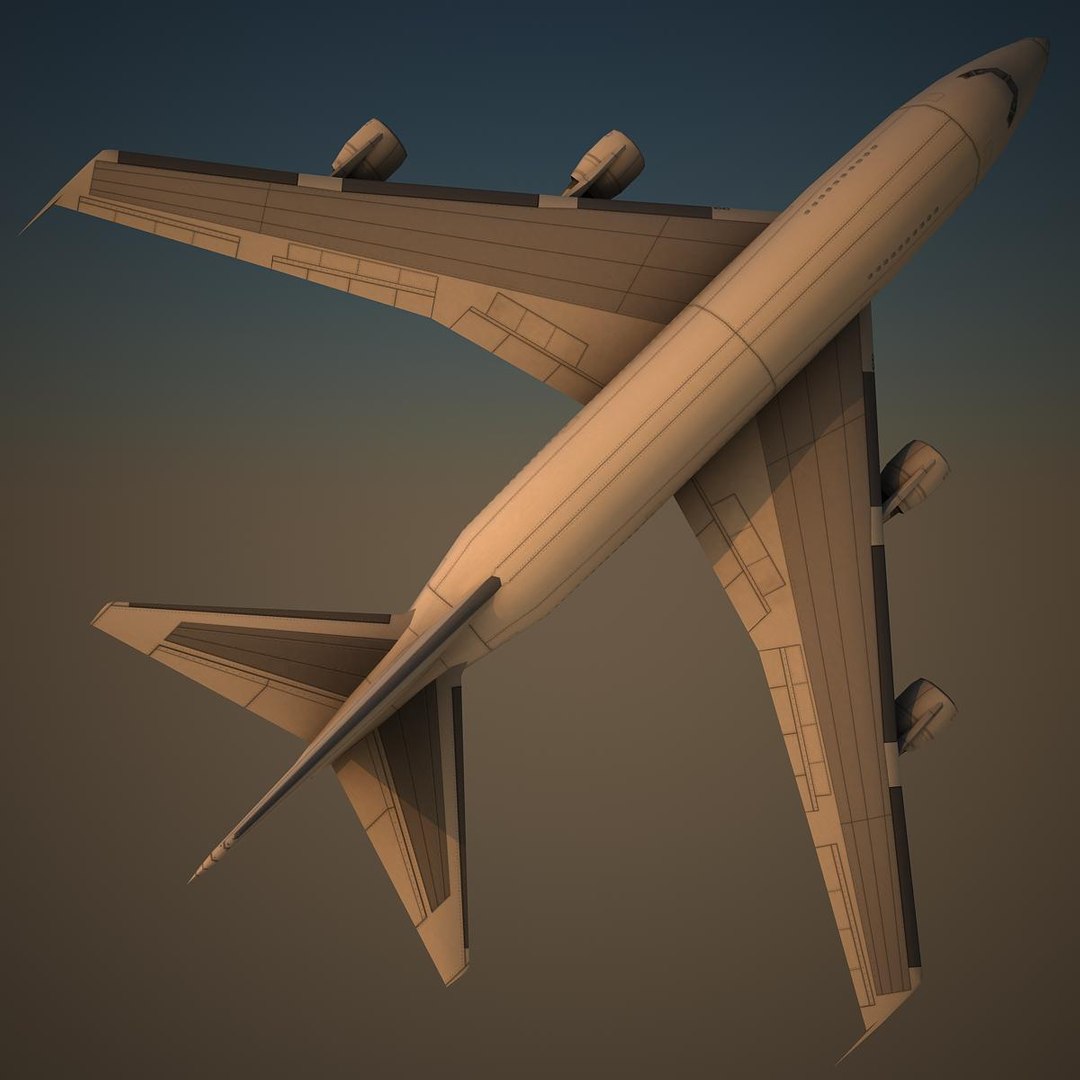 3d Model Boeing 747sp Air