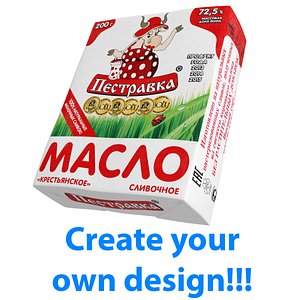 3D butter margarine
