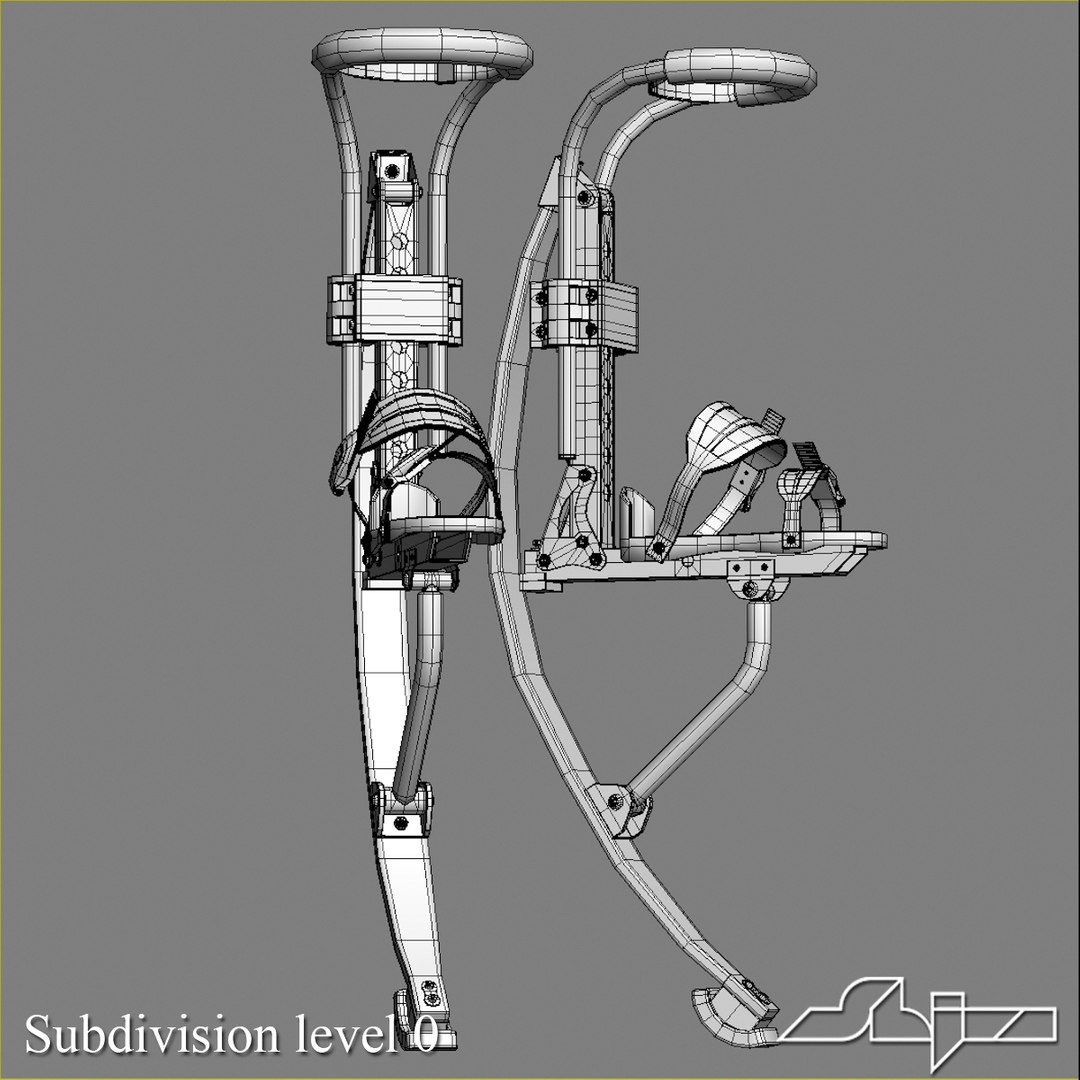 Jumping Stilt 1 3d Model