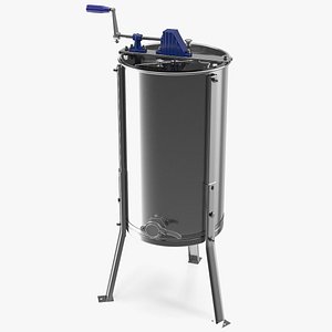 3D steel manual honey extractor