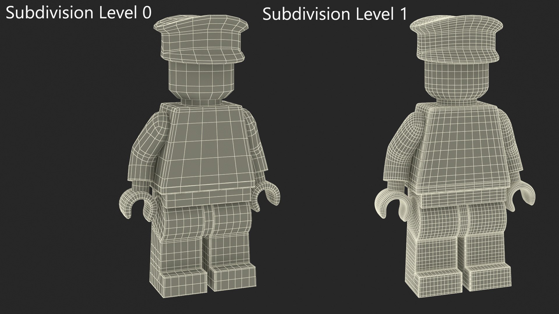 Minifigure LEGO Policeman Rigged For Cinema 4D 3D Model - TurboSquid ...