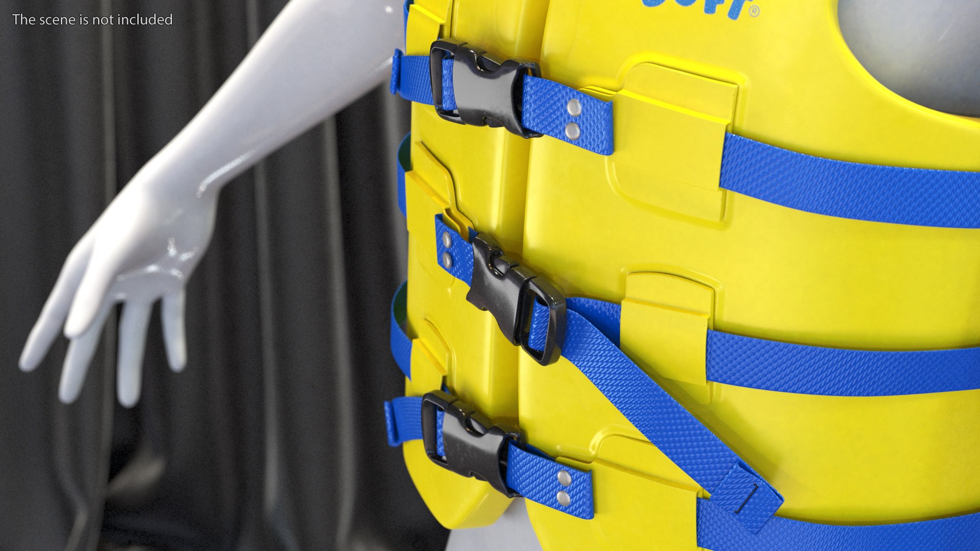 Super Soft Adult Medium Life Jacket 3D model - TurboSquid 1854624