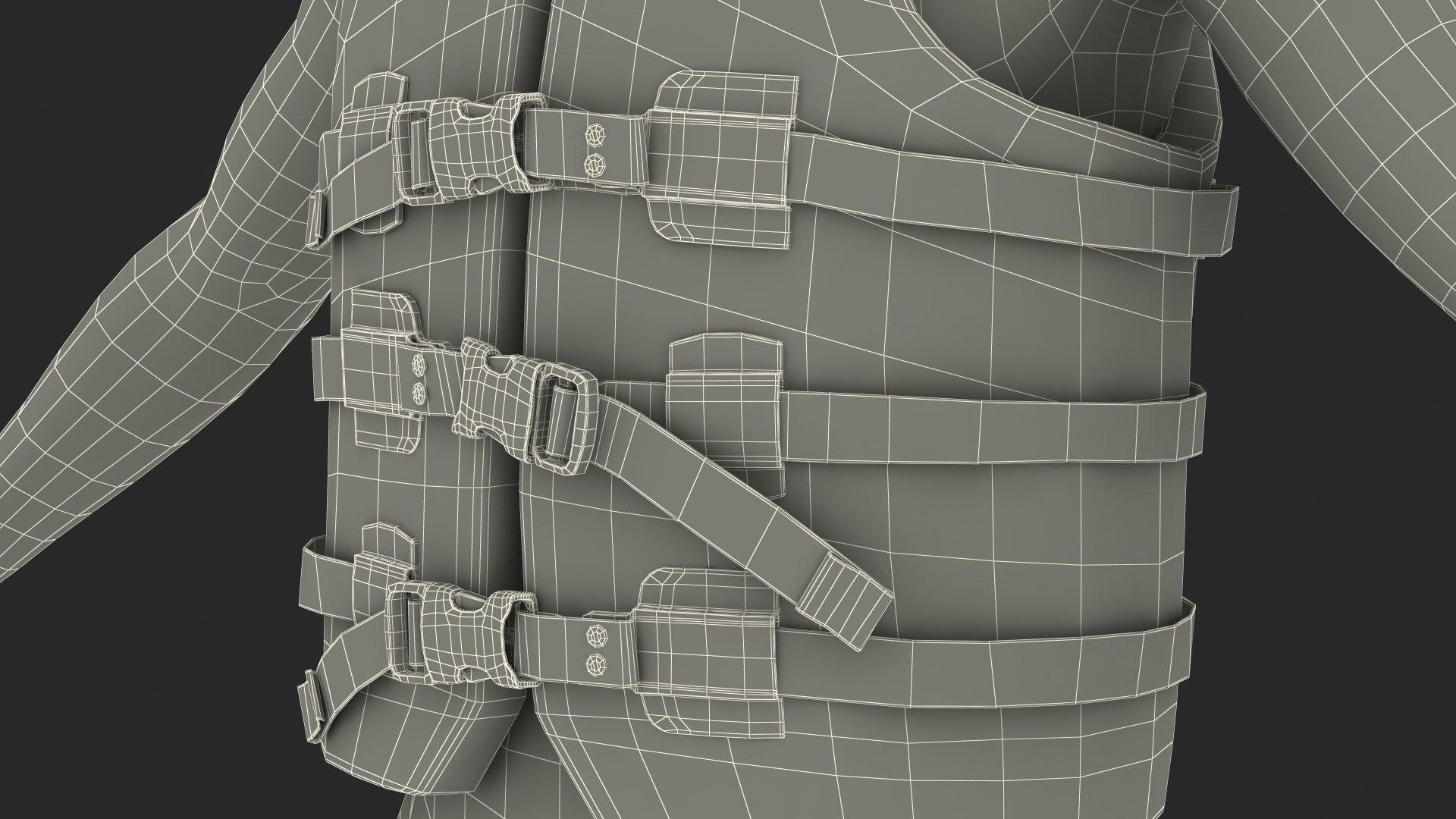 Super Soft Adult Medium Life Jacket 3D model - TurboSquid 1854624