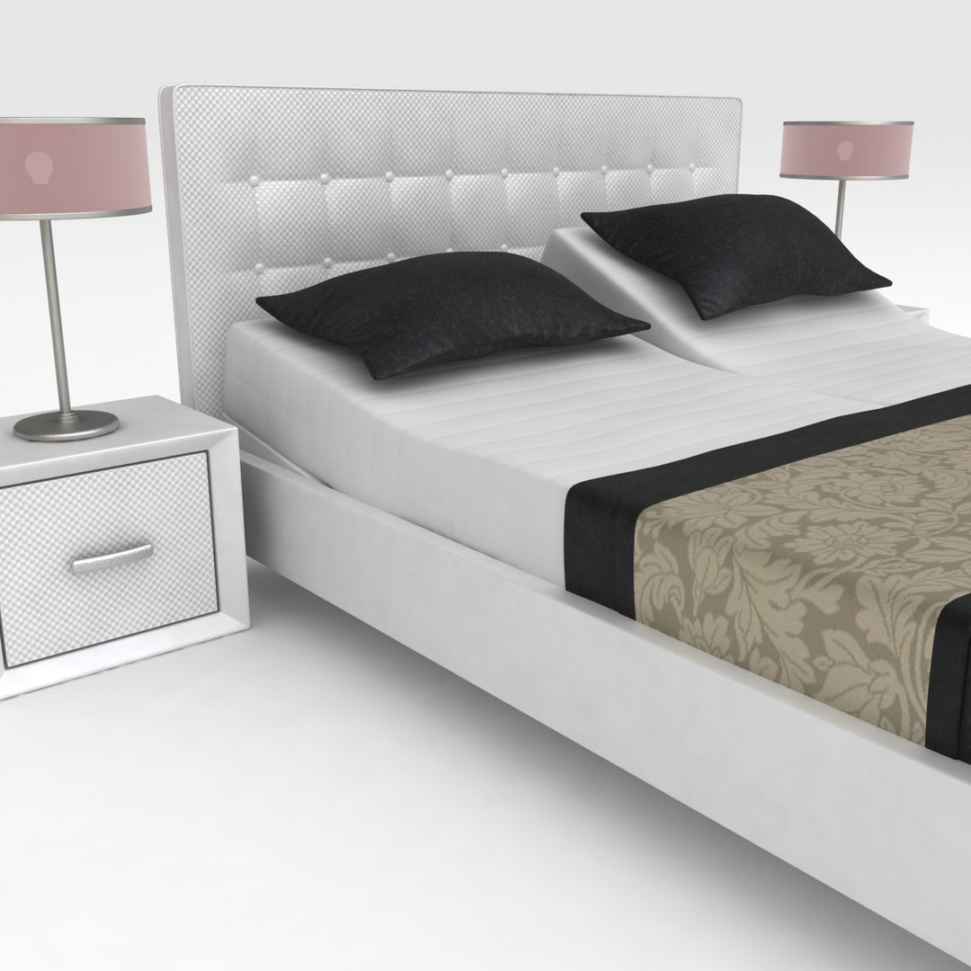 3d Model Of Shadow Adjustable Bed 4