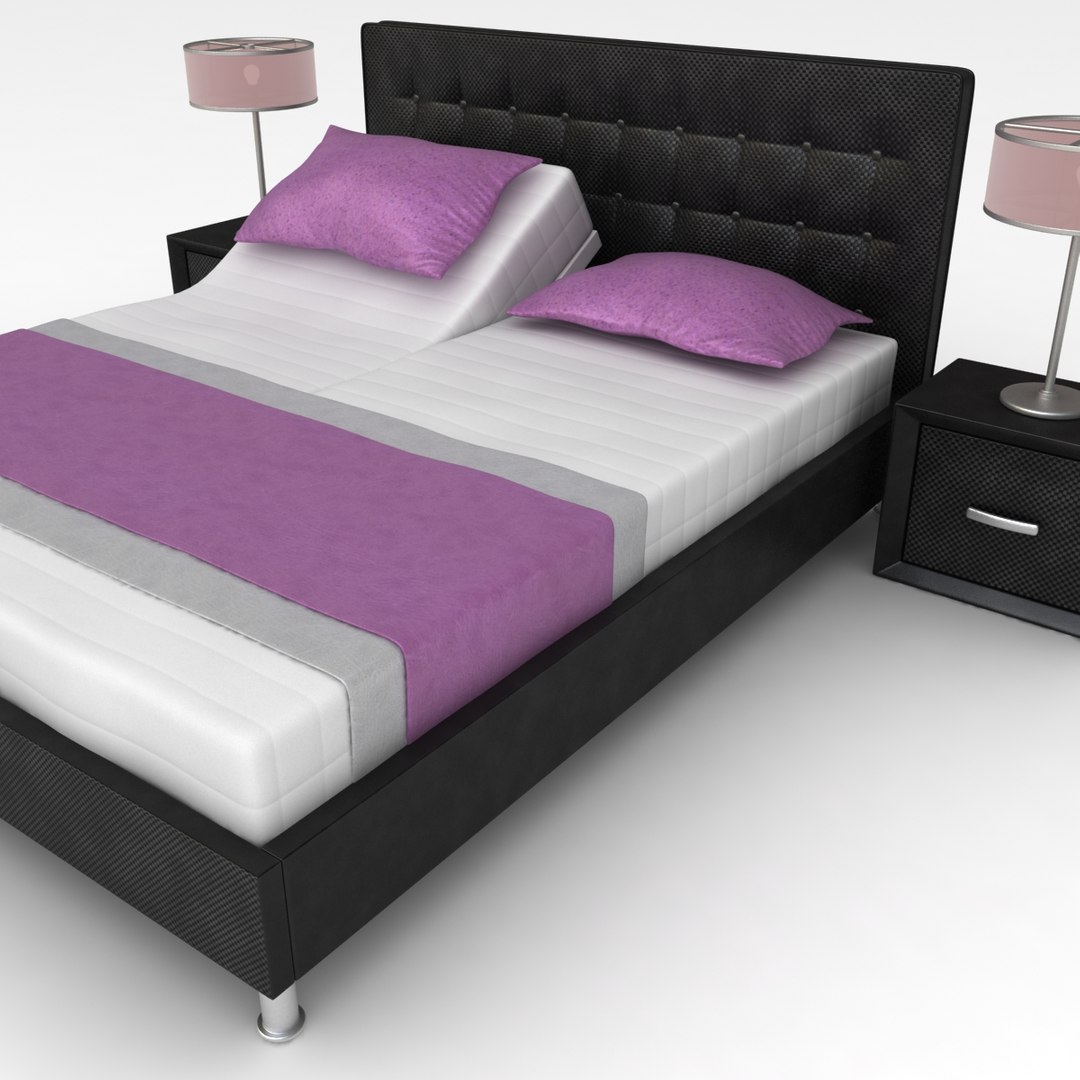 3d Model Of Shadow Adjustable Bed 4