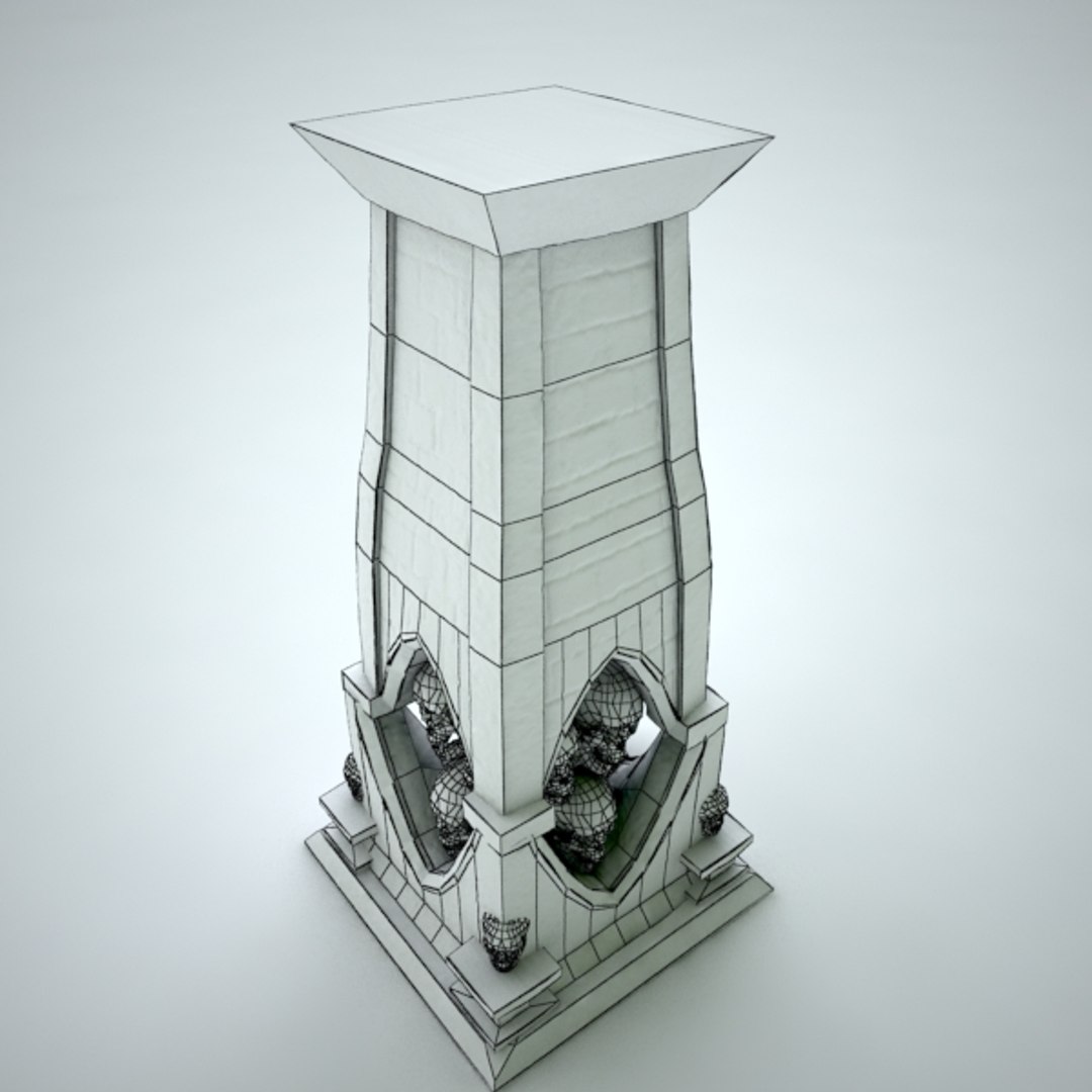 Column Iv 3d Model