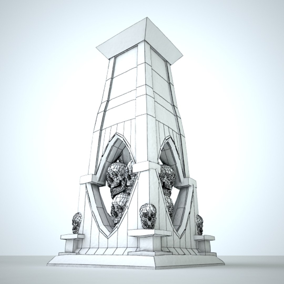 Column Iv 3d Model