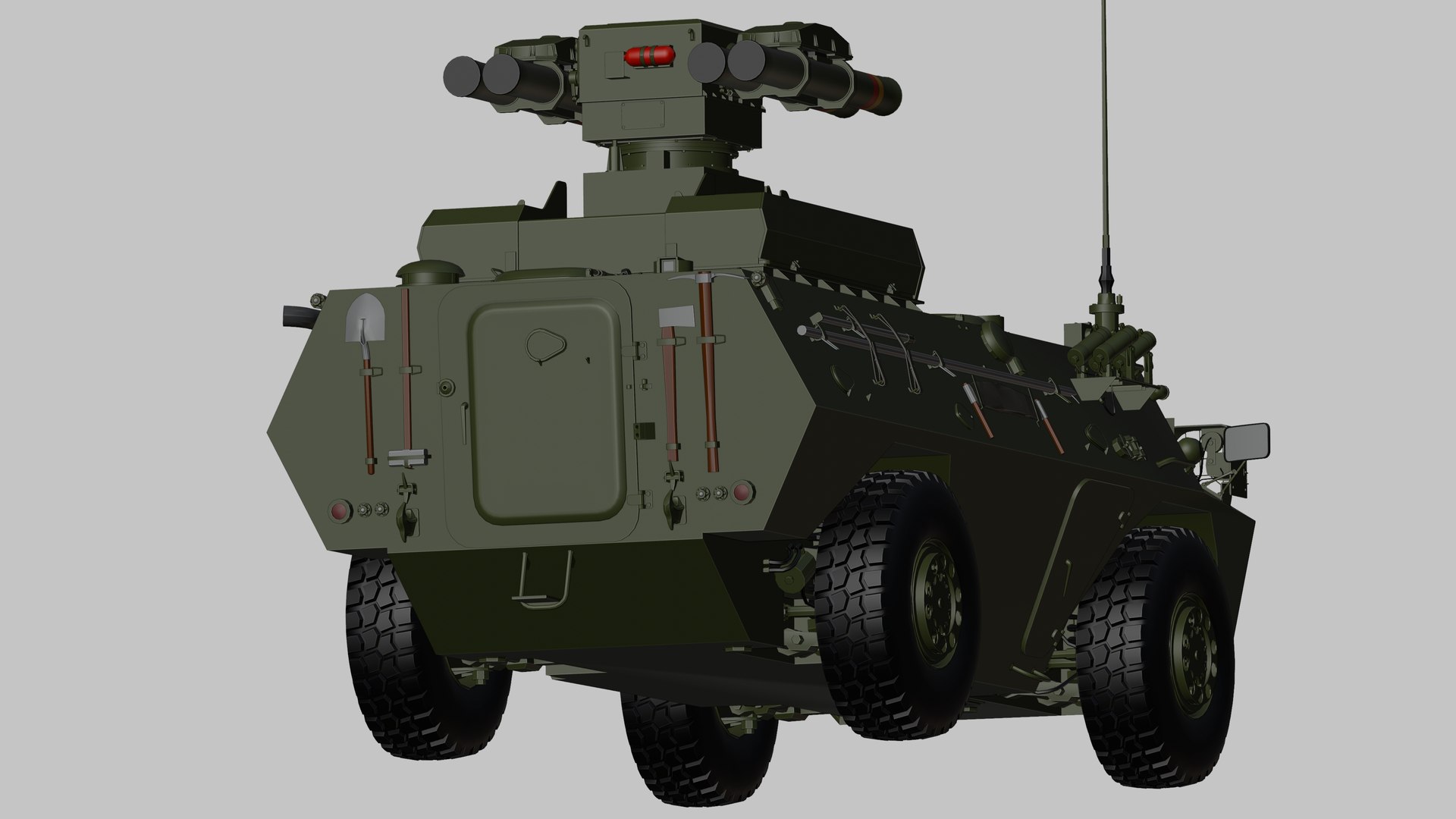 HJ-9 Anti-Tank Missile System 3D - TurboSquid 2332001