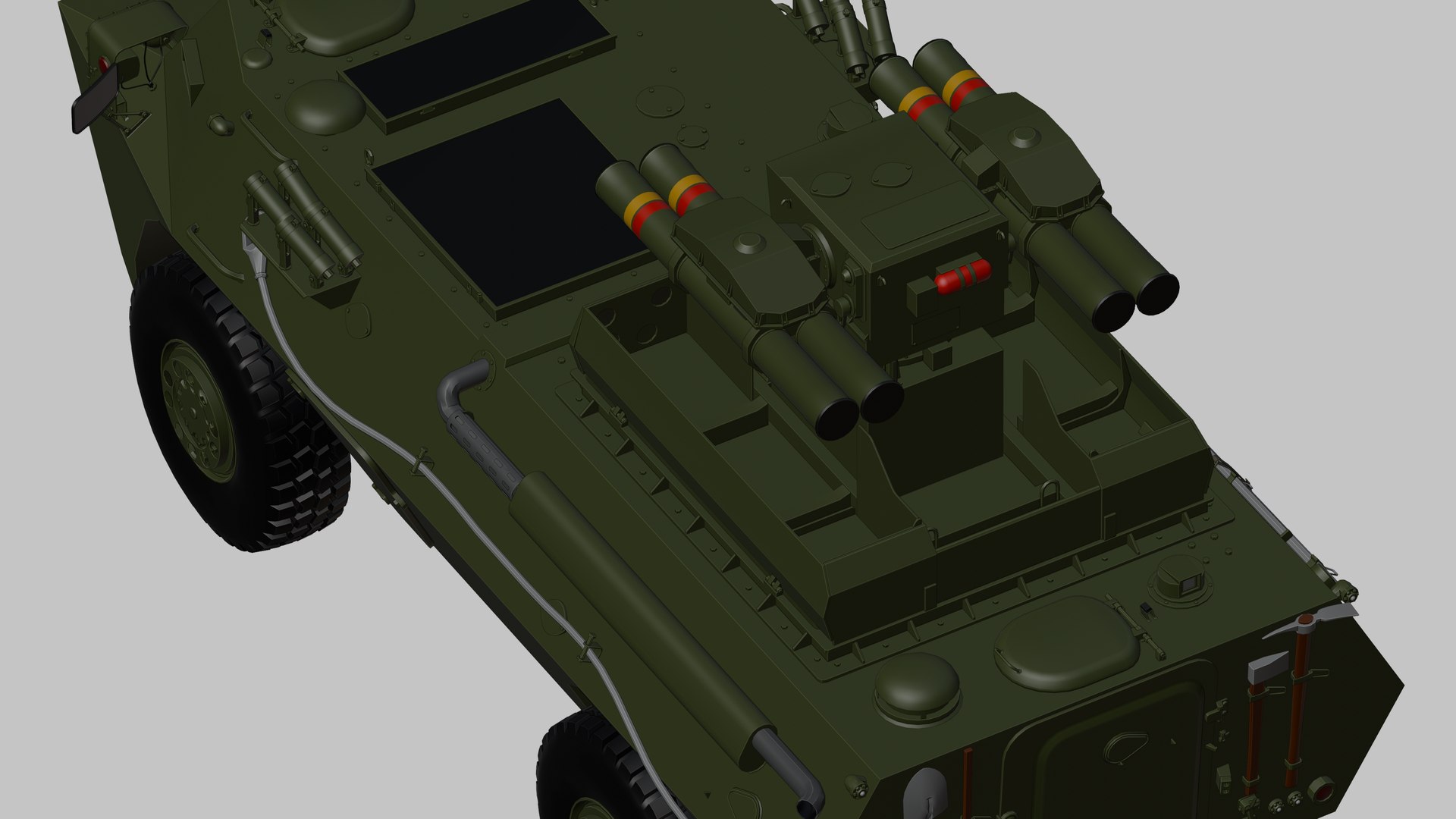 HJ-9 Anti-Tank Missile System 3D - TurboSquid 2332001