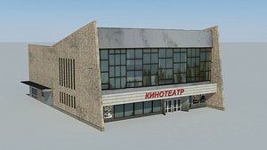 3d soviet cinemas model