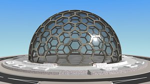 3D big dome model