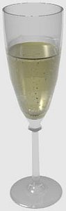 champagne glass 3ds