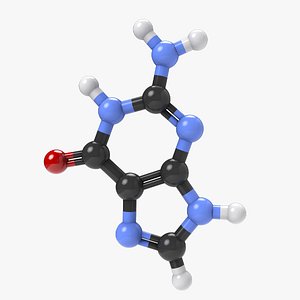 3D model Guanine