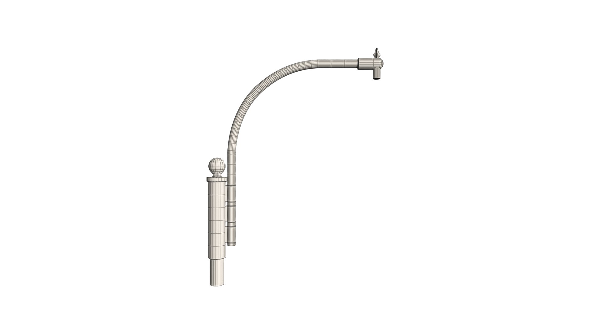 3D Model Post-Arm - 1 - TurboSquid 2007268