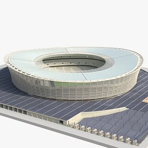 Cape Town Stadium Green Point 3D Model