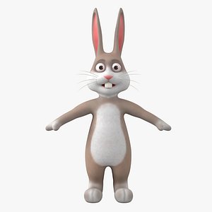 cartoon easter bunny 3D