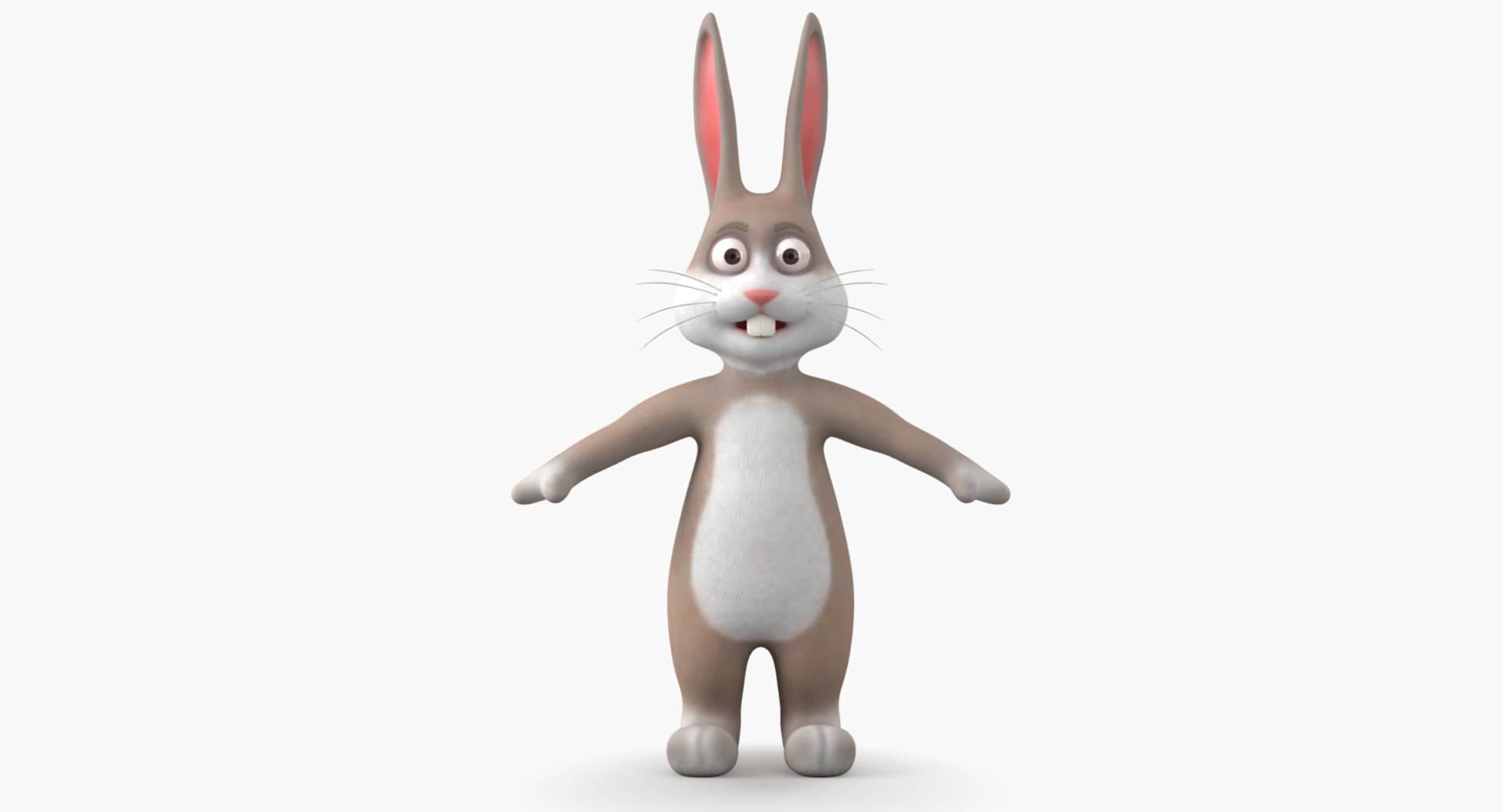 Cartoon easter bunny 3D - TurboSquid 1268582