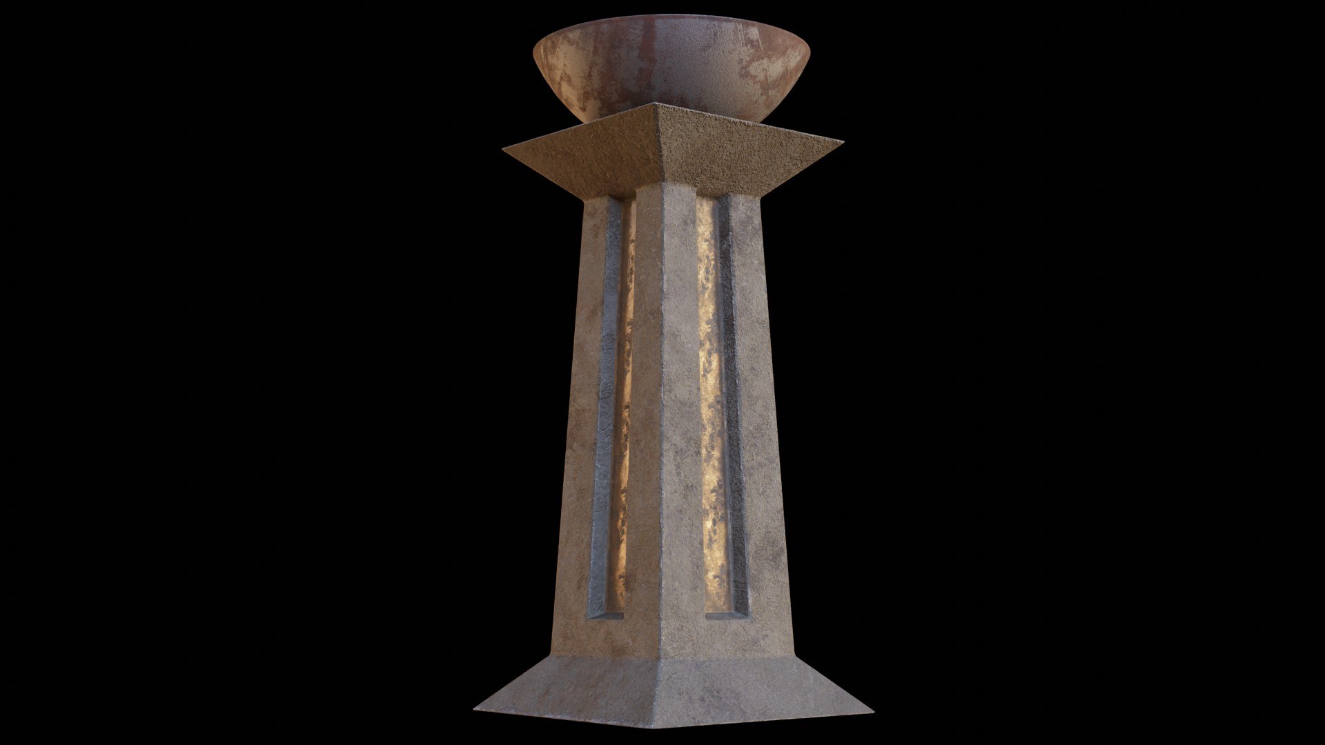 Ancient Egyptian Brazier 3D - TurboSquid 2222168