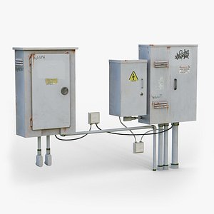 Electrical Box 05 GameReady LODs