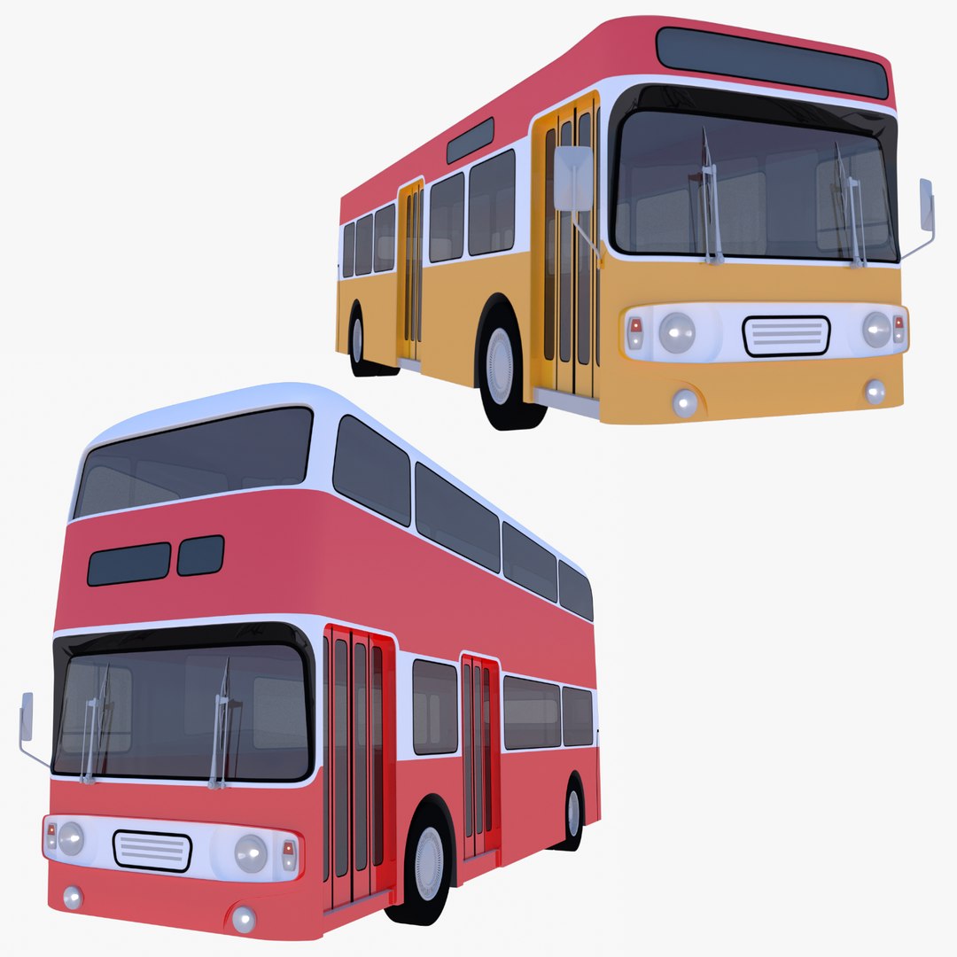 3D City Buses Collection - TurboSquid 2093986