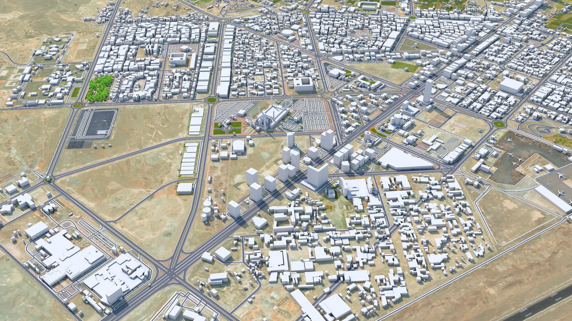 City Area Building 3D - TurboSquid 1617807