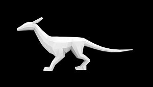 3D Dragon Low-poly 3D model model