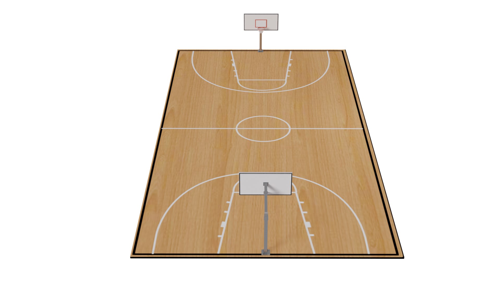 3D Basketball Court model - TurboSquid 2089509