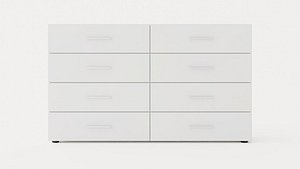 Pepe Agency 140 Cm 8 Boxes White