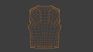 Tactical Body Armor Vest 3D
