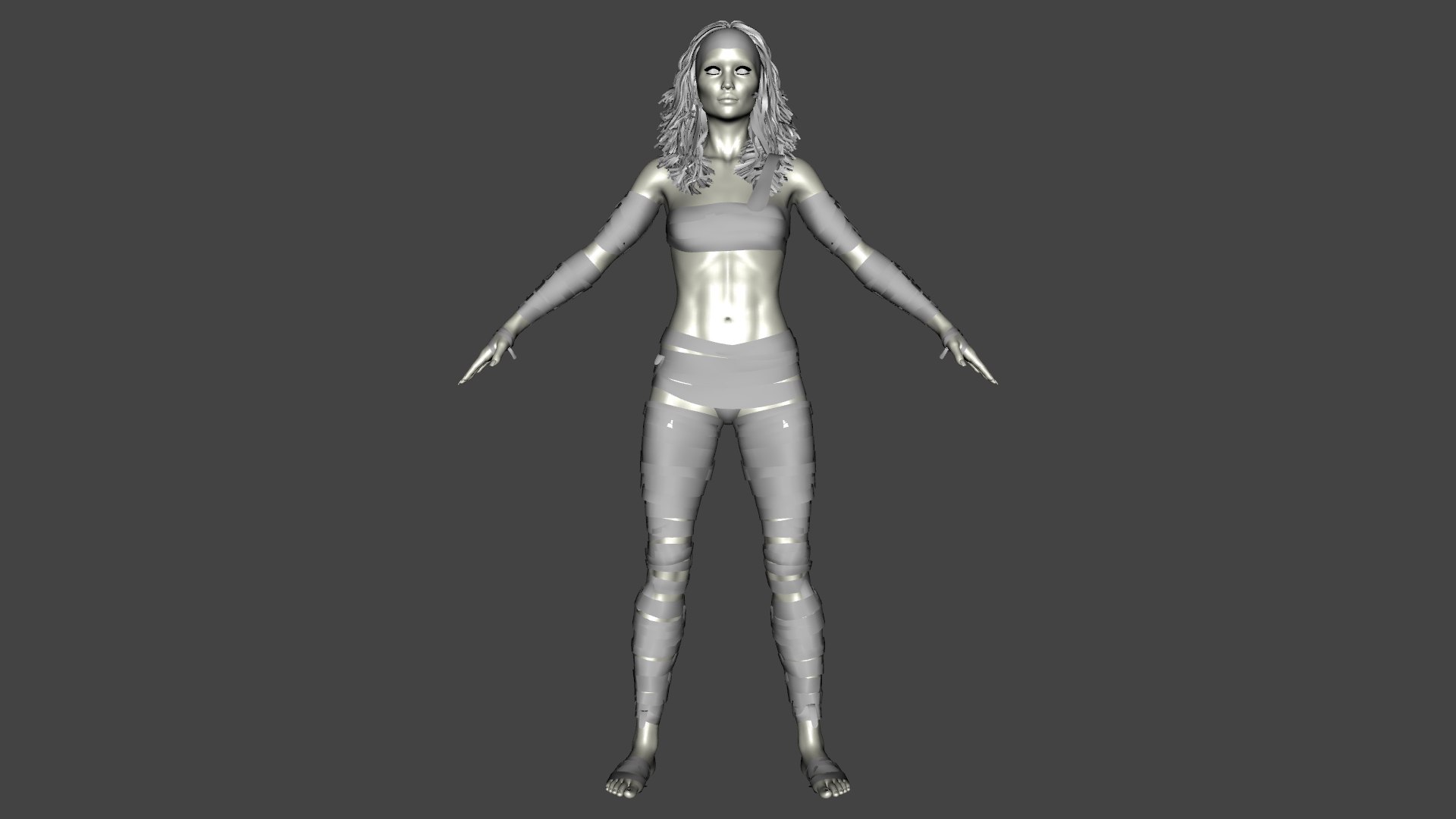 3D The Mummy - Ahmanet Rigged Low-poly 3D Model - TurboSquid 2425981