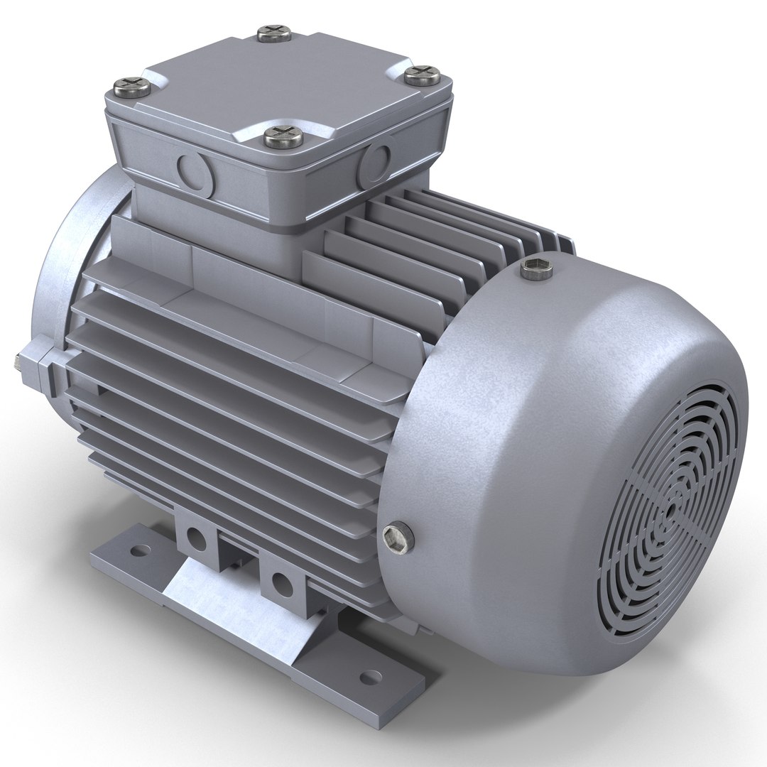Electric Motor 3D model preview