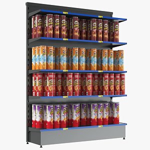 supermarket display 3D model