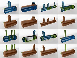 3d model desander etching bath