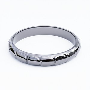 Minimal Segment Metal Ring - Modern Polished Band Design