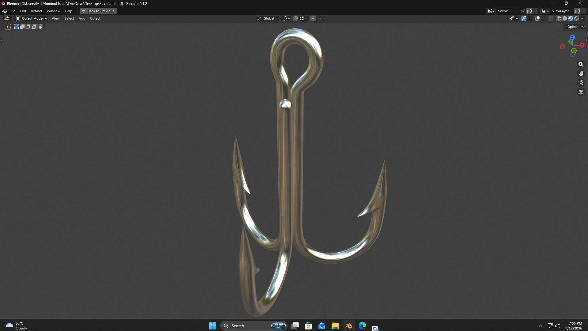 3D Fishing Hooks PBR model https://p.turbosquid.com/ts-thumb/cS/yXT5fD/Mw/screenshot20260712195523/png/1783864787/1920x1080/fit_q87/4a4169947339fd4a0d03272509d375019455de3a/screenshot20260712195523.jpg