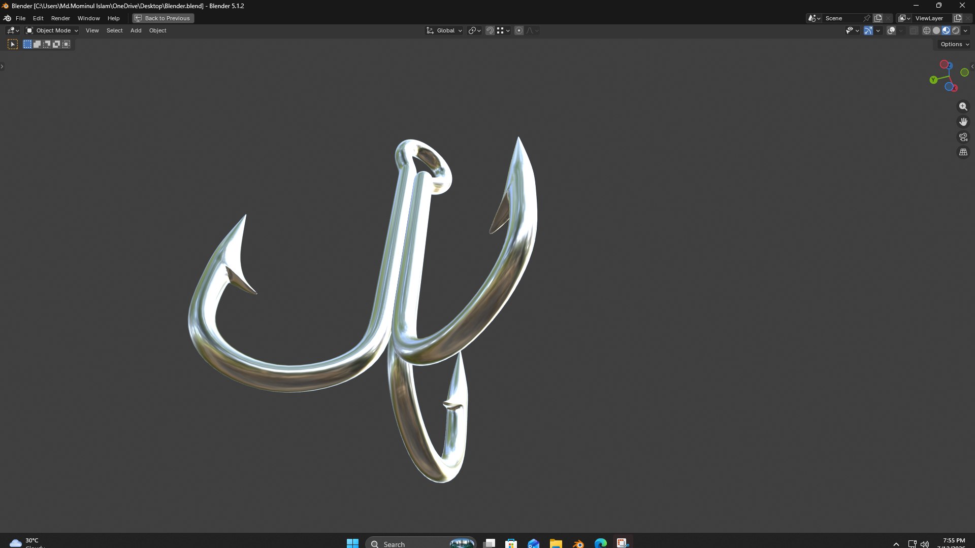 3D Fishing Hooks PBR model https://p.turbosquid.com/ts-thumb/cS/yXT5fD/a0/screenshot20260712195511/png/1783864761/1920x1080/fit_q87/8bd4bcd9d3a59c580f427aa5c2563c6c915c97d7/screenshot20260712195511.jpg
