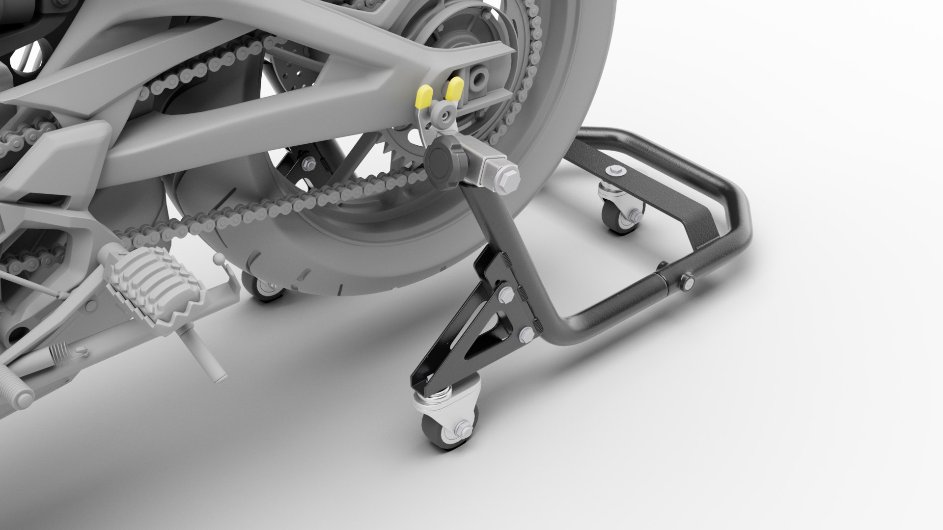3D Model Motorcycle Rear Stand - TurboSquid 2112694