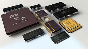 computer chips cpus ram obj