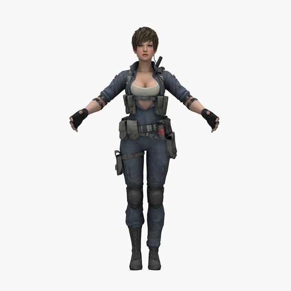 3D model Warrior Hanna