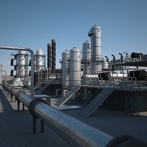 3ds max refineries