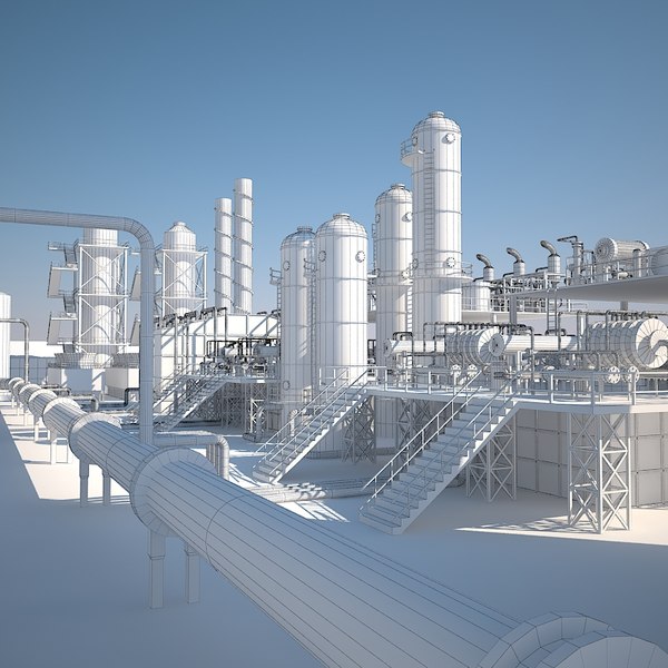 3ds max refineries